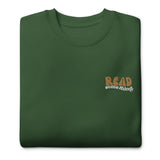Read Something Premium Embroidered Sweatshirt