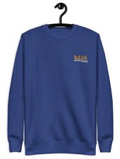 Read Something Premium Embroidered Sweatshirt