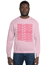 WELL-READ Sweatshirt (rose lettering)