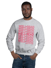 WELL-READ Sweatshirt (rose lettering)