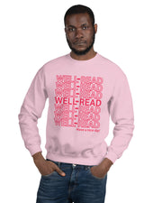 WELL-READ Sweatshirt (rose lettering)